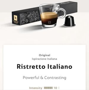 Nespresso Black Coffee Capsule